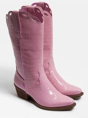 NEW Circus by Sam Edelman Pink Jill Cowboy Boots | 8 | Hot Pink Western Boot